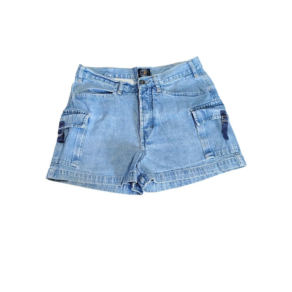 Vintage Y2K R21 by Rue 21 Denim Cargo Style‎ Shirts sz 8